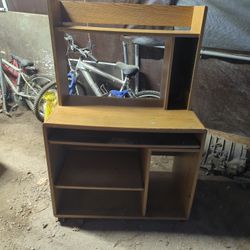 Small Wood Computer Desk