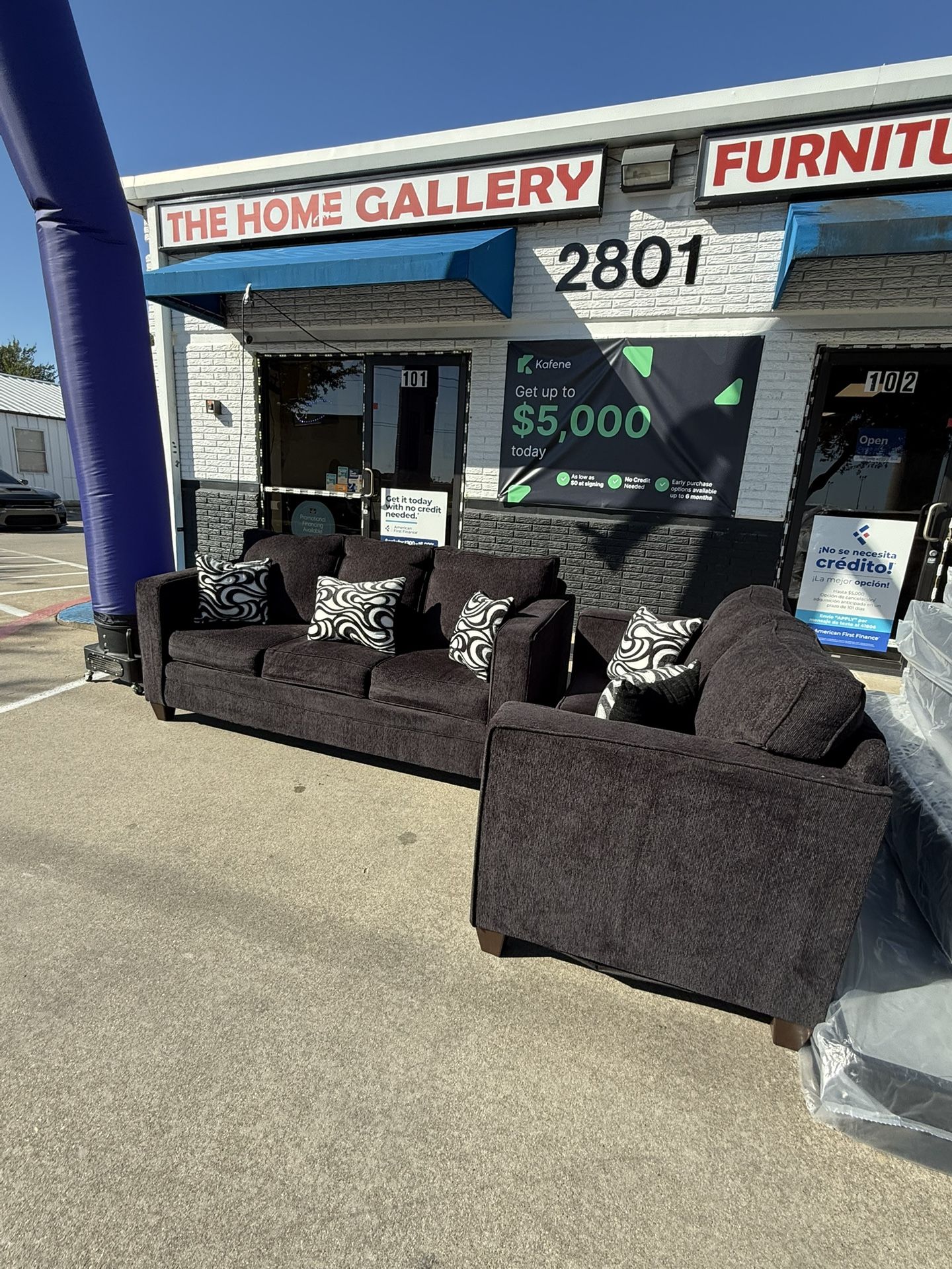 Sofa And Loveseat $799