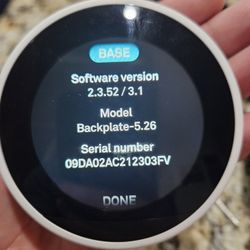 Google Nest Thermostat 
