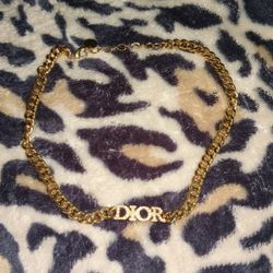 "REAL". DIOR Necklace For Trade Dragonball Z 