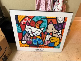 Romero Britto painting