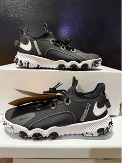 Nike Future Field Black White Turf Baseball Shoes DJ6949-002 Youth 4.5Y New