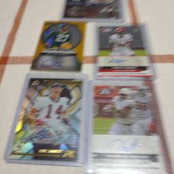 Lot Of 5 Signature Cards