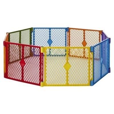 Brand New in Box Toddleroo Superyard Colorplay 8 Panel Gate