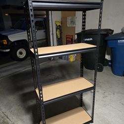 2 Small garage shelves 60x27x12