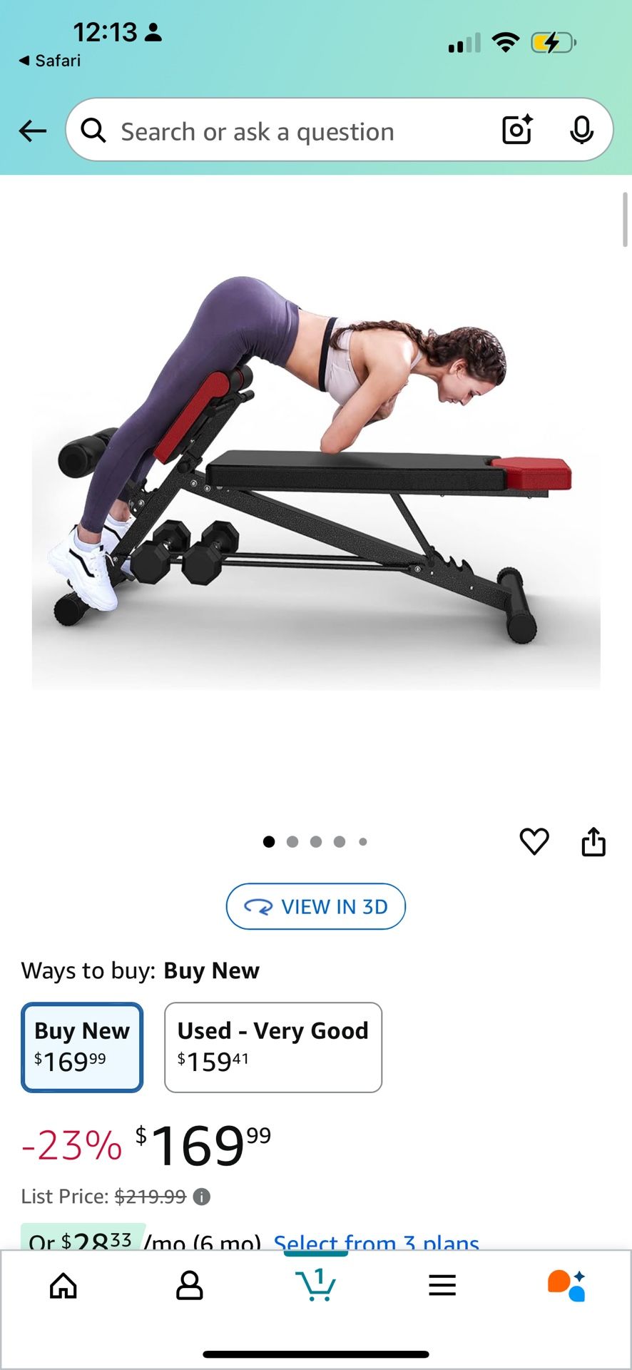 Finer Form Workout Bench