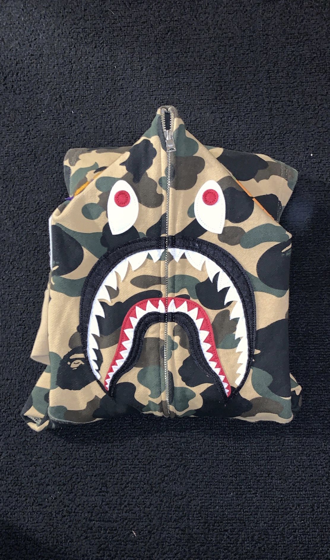Bape 1st camo shark full zip hoodie