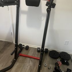 Power Tower Pull Up / Dip Station 