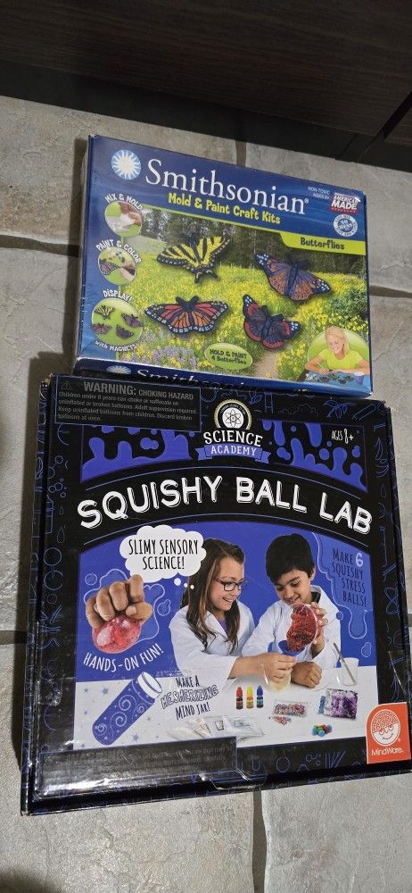 Butterfly Craft & Squishy Ball Lab New
