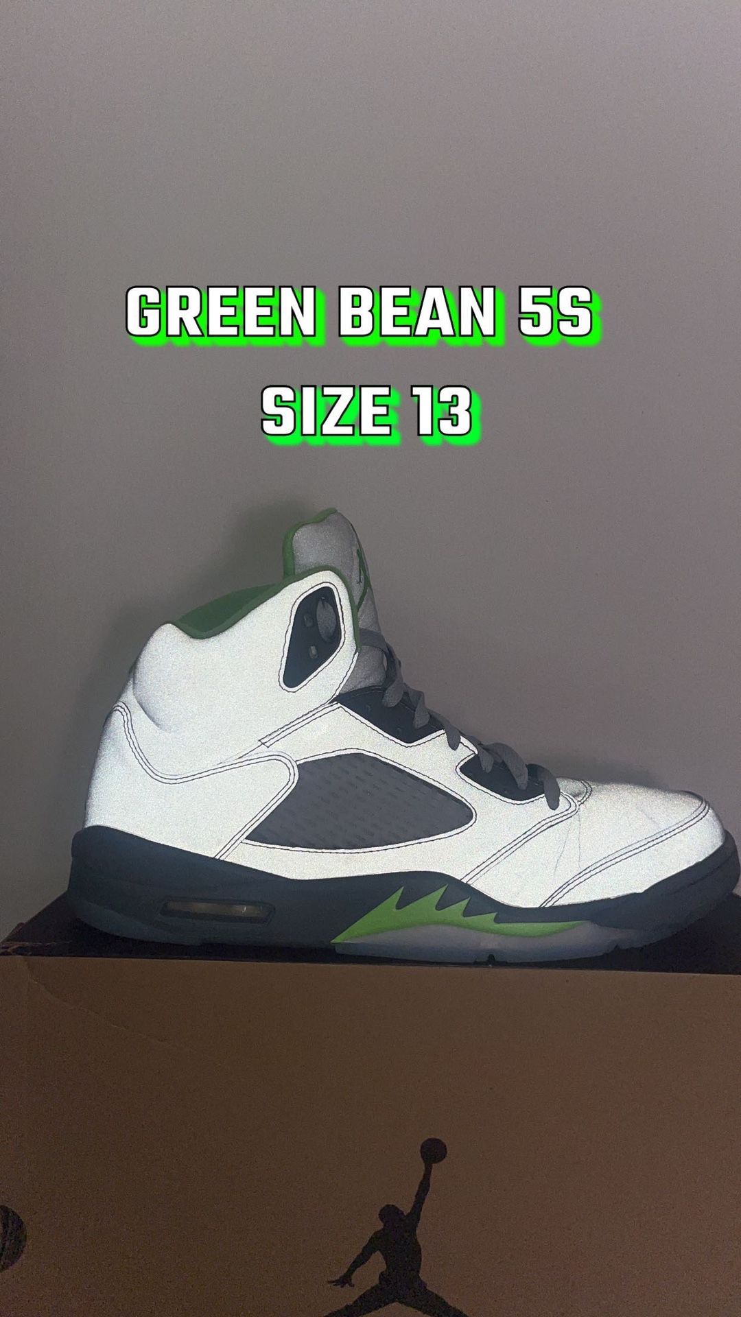 Jordan Green Bean 5s 