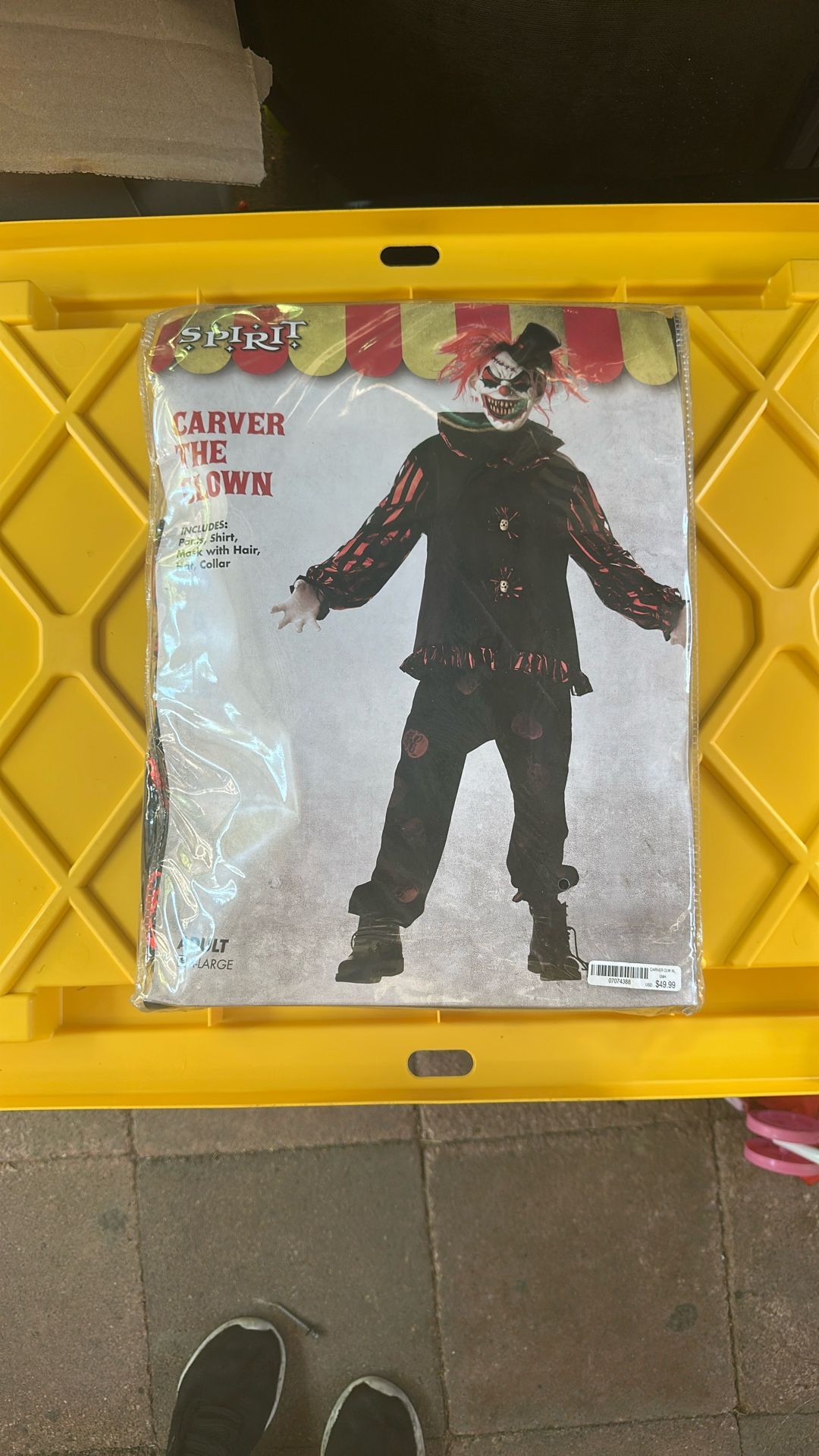 Carver The Clown Halloween Costume