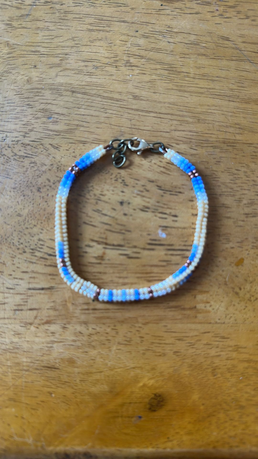 Harringbone Stitch Bracelet Size 8 To 8 1/2