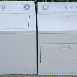 Admiral Washer and Whirlpool Gas Dryer