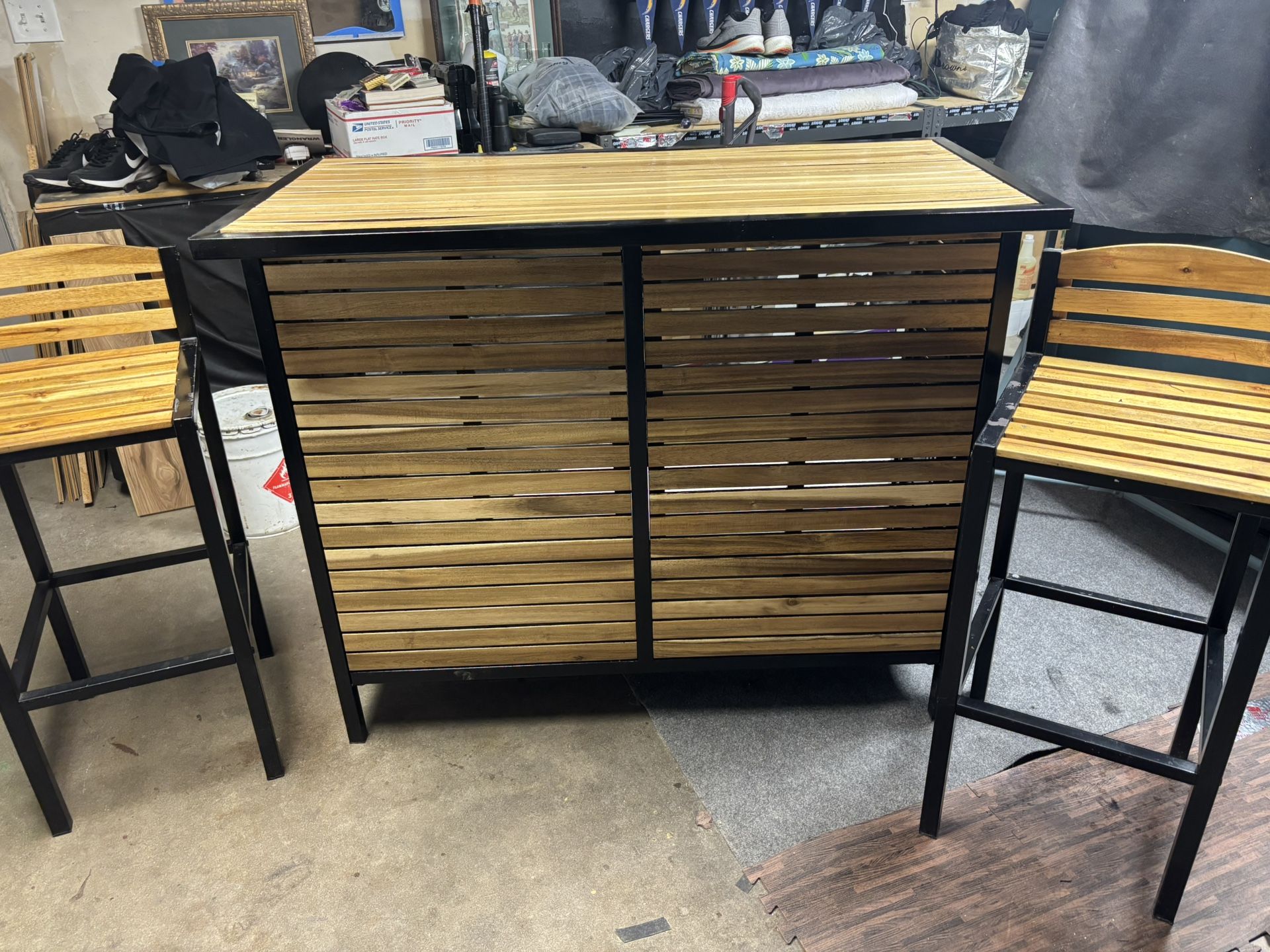 Bar and stools