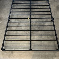 4 Inch Bed Frame Full Low Profile, Full Size Metal Bed Frame No Box Spring Needed, Heavy Duty Metal