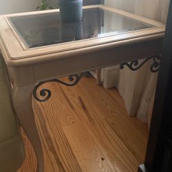 Two Glass Table 