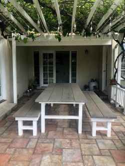 Outdoor Wood Dining Table