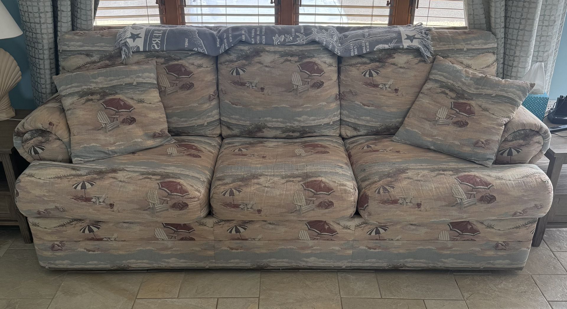 Beach Themed Sleeper Couch