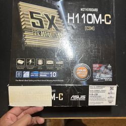 Asus H110M-C (no post) & Pentium G4400 Combo