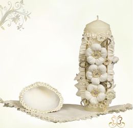 Set de vela para bautizo