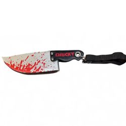 CHUCKY Officially Licensed Knife 16” Wristlet Horror Bag Clutch $60