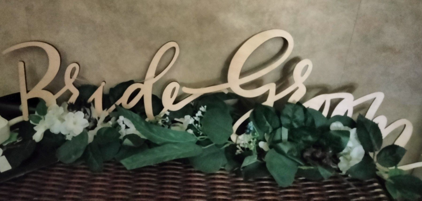 Bride And Groom Chair Decor