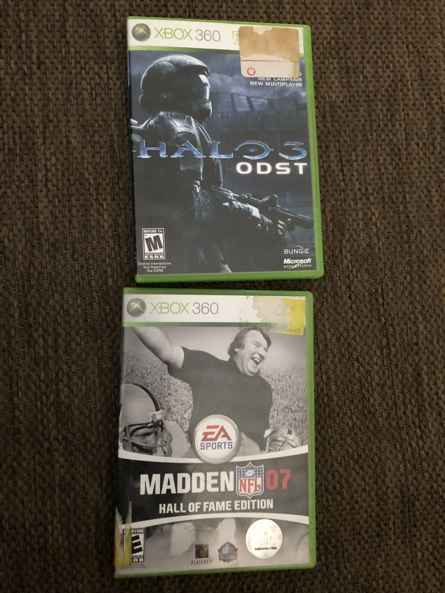 2 games XBOX 360