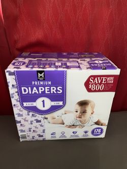Baby, Diapers, Size 1