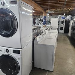 Huge Sale Store Full Of Nice Lightly Used Refurbished Reconditioned Certified Washer Dryer Fridge Stove Oven Stackable Free Warranty Free Financing Av