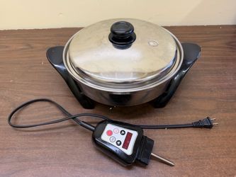 Saladmaster  V 12" Electric Skillet Stainless Steel & Probe