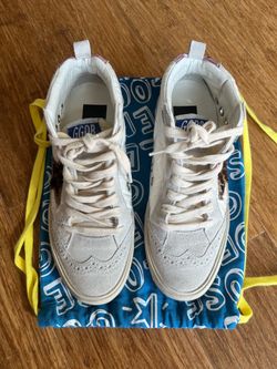 Golden Goose GGDB Midstar White Suede Sneakers