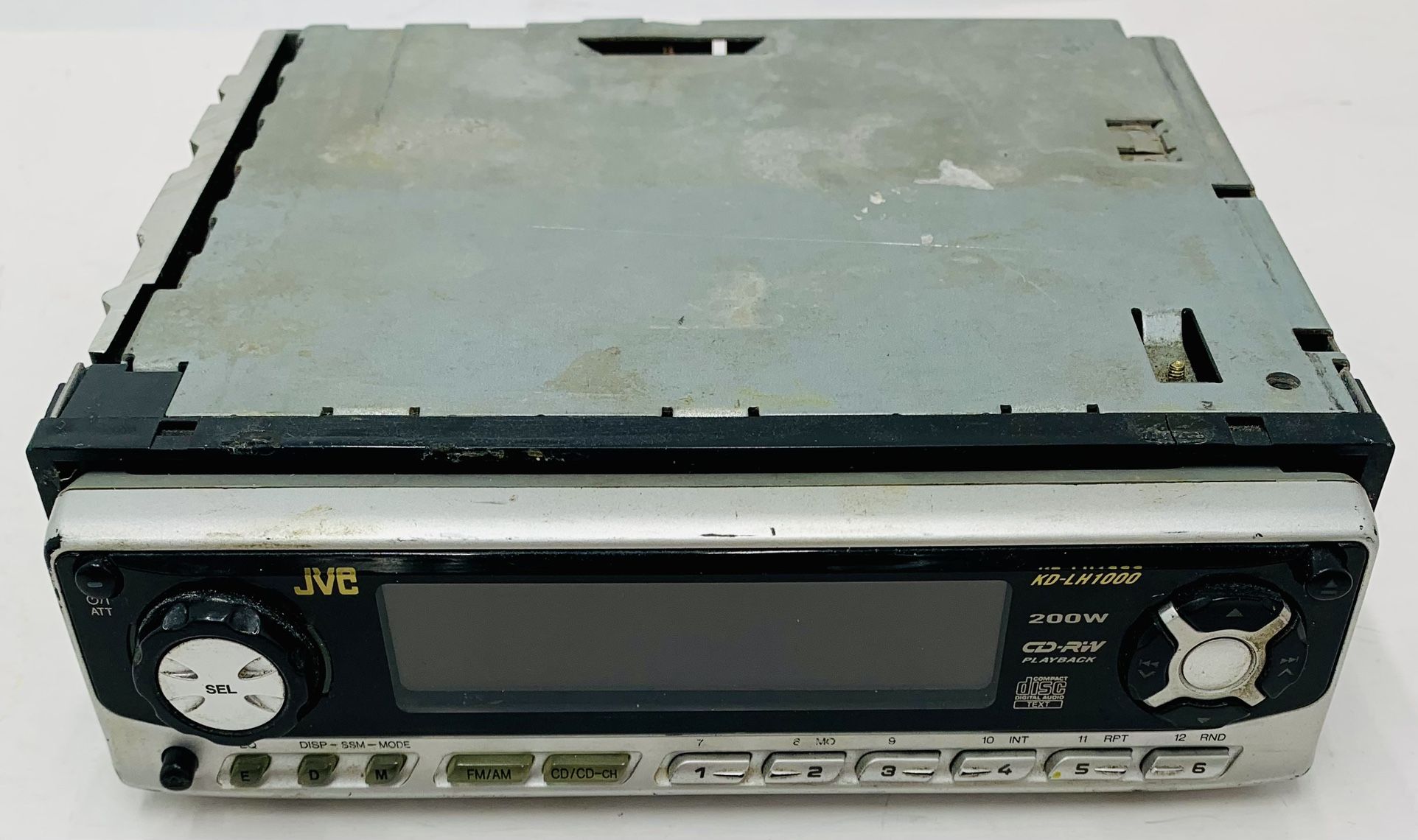 OLD SCHOOL JVC KD-LH1000 CAR AUDIO IN DASH CD UNIT FLIP FACE VINTAGE RARE SUB EQ