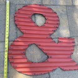 Ampersand Sign/ Wall Art