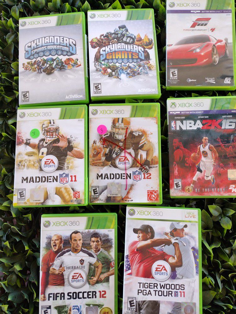 Xbox 360 Games - $5 To $10 Each