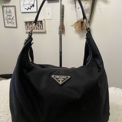 PRADA Tessuto Nylon Hobo Bag