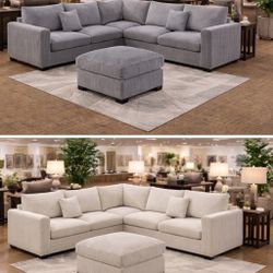 🛋️ 4-Piece Sectional Sofa – In Stock!