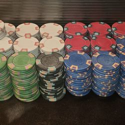 Milano poker chips 604 Total Count
