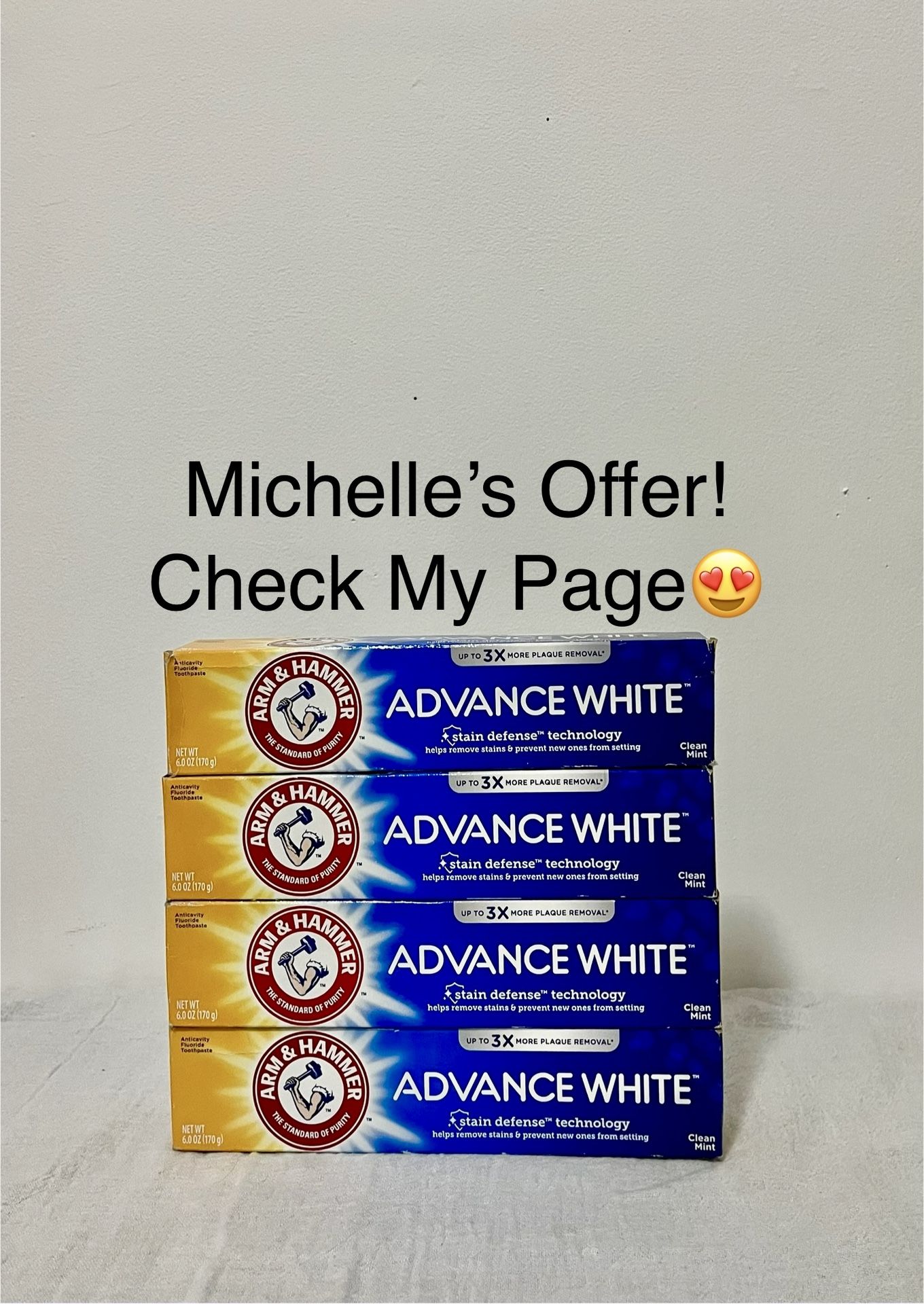 Arm And Hammer Advanced White Toothpaste Set