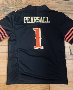 San Francisco 49ers Pearsall #1 Black Rivalry Jersey