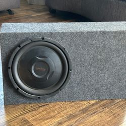 12” speaker and box