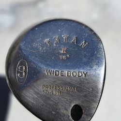 Wide Body Titan Steel Driver/1-Wood golf club