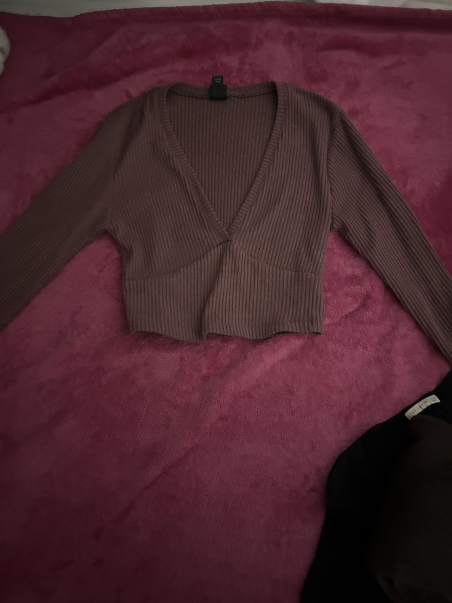 Long Sleeve Crop Top