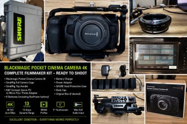 Blackmagic Pocket Cinema Camera 4K (BMPCC 4K) Filmmaker Kit