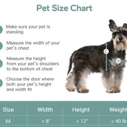 Banoni Medium Size Dog Door Interior Exterior Doors