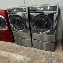 Kenmore Jumbo Capacity 5.6 Ft Cu Electric Washer Dryer Works Great We Deliver Same Day Warranty 90 Days Install Even On 2nd Floor 