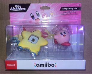 brand new sealed nintendo amiibo kirby air riders warp star