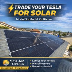 Tesla Model S / X Owners – Solar Panel System Trade