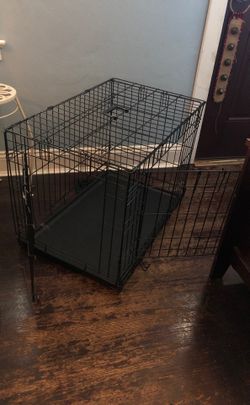 30 inch double door folding dog kennel
