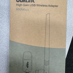 OURLINK 600Mbps AC600 Dual Band USB WiFi Dongle & Wireless Network Adapter for Laptop/Desktop Computer 