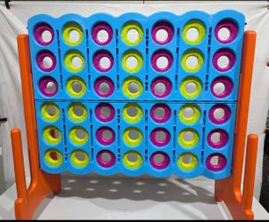 Giant 4-in-a-Row Game – Indoor/Outdoor Family Party Game